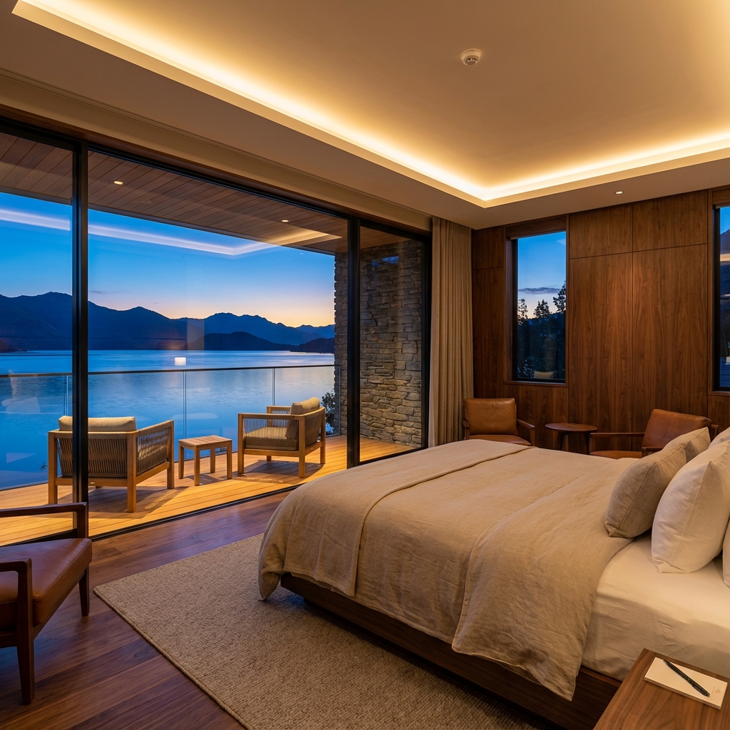 湖景Villa渡假風三人房